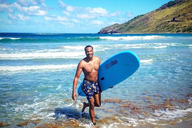 Beginner 2h Surf lesson - Meeting at Reggae Beach Bar, then heading to Sandy Bank Bay