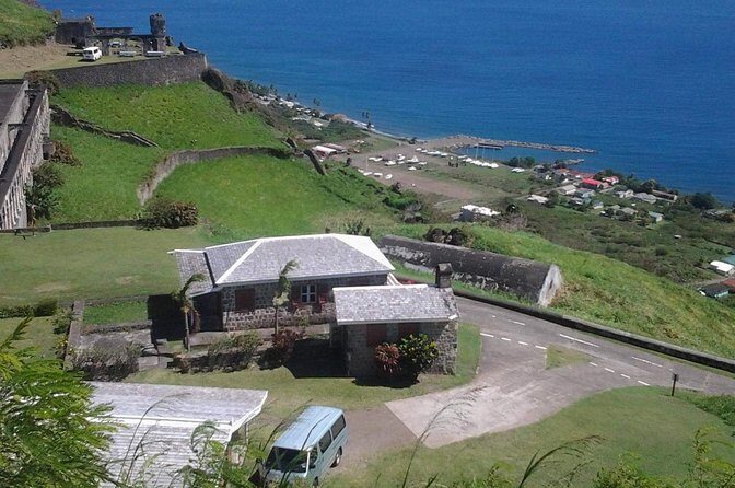 Best of St. Kitts Highlight Tour and Beach - Timothy Hill ocean views: the Atlantic meets the Caribbean