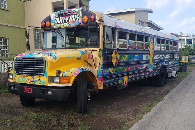 Half Day St. Kitts Party Bus City Excursion and Beach - The bus ride experience: drinks, singing, and a real social vibe