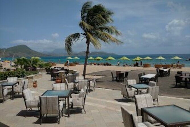 Ken's Beach Hopping Excursion - Frigate Bay: the lively beach-bar strip where lunch happens