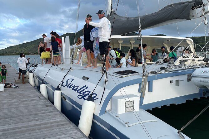 Leisure Full Day Catamaran (Blue, Aqua or LIC) - Why this St. Kitts to Nevis catamaran day feels special