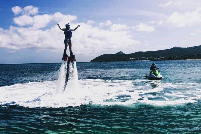 St Kitts Flyboarding Experience - Reggae Beach meet-up and what happens right before you fly
