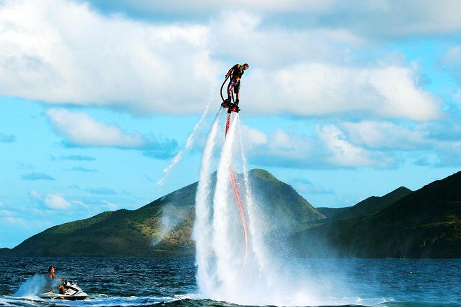 St Kitts Flyboarding Experience - From boots in the water to your first small hover