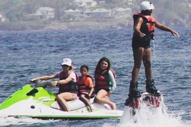 St Kitts Flyboarding Experience - Beach-side watching: chairs, umbrellas, and picture-friendly timing