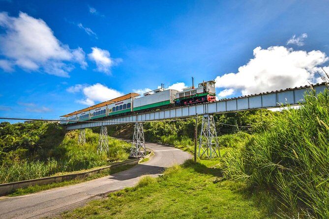 St Kitts Scenic Train Tour (Hotel or Ship) - The viewing deck works best when the train cooperates