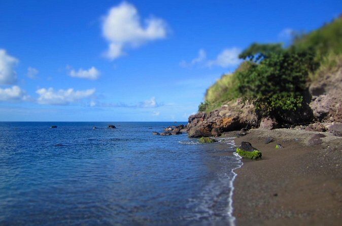 St.Kitts Sea Glass & Volcanic Black Sand Beach Day - The logistics that make or break a short beach trip