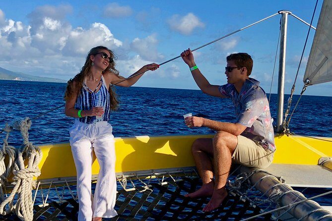 Sunset Cocktail Cruise of St Kitts - Sailing out past Basseterre: what the southeast peninsula stretch means